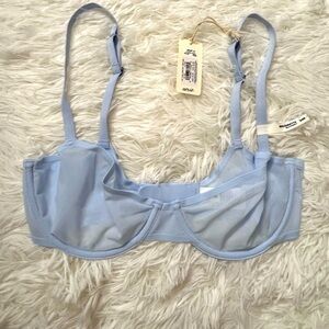 Aerie smoothez balconette bra 32D baby blue